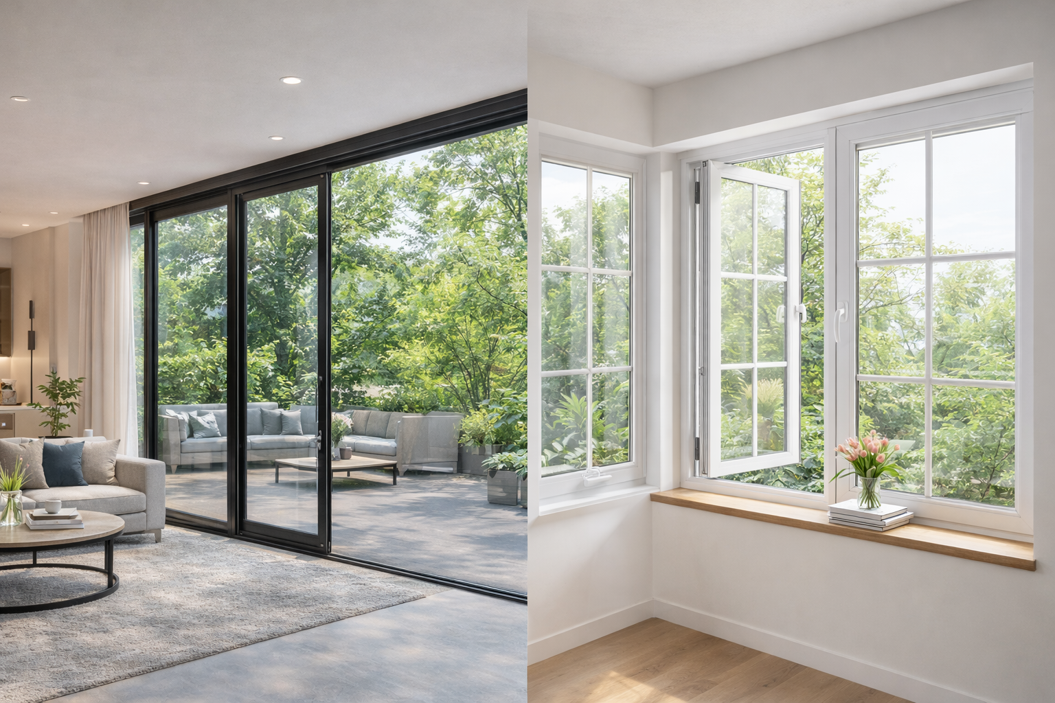 Instalaciones de aluminio y PVC en Sevilla