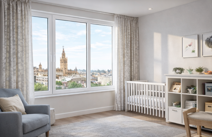 Perfilería PVC resistente y fácil de mantener